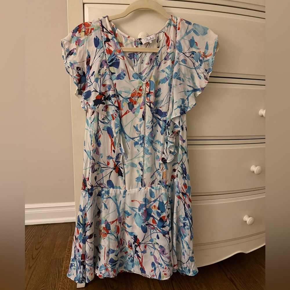 Parker Lana silk dress
